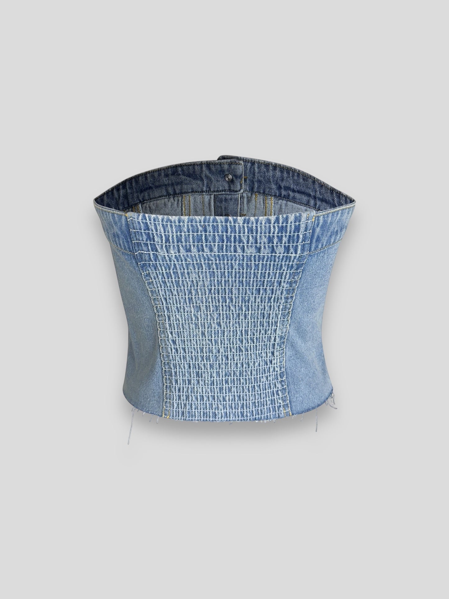 "Viral" Denim Corset