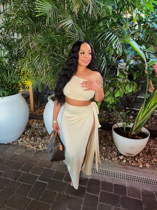 Luxury Cutout Two-Piece Set – Chic & Sultry