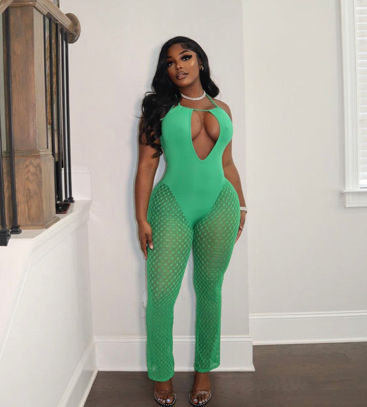 Seeing Green Jumpsuit